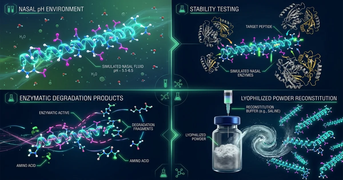 Peptide Stability in Nasal Formulations: Enzymatic Degradation Research