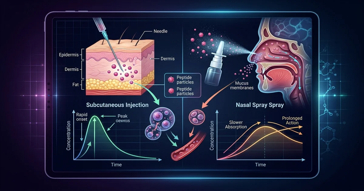 Subcutaneous vs Intranasal Peptide Delivery: Route Comparison Research